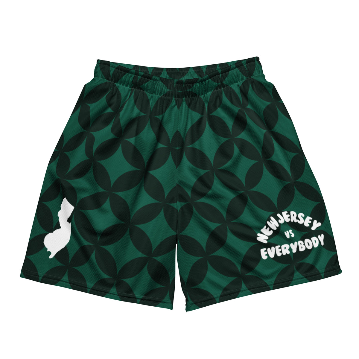 NJVSE green mesh shorts – New Jersey vs Everybody