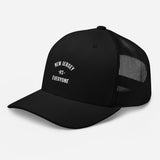 New Jersey vs Everyone Black Trucker Hat