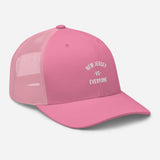 New Jersey vs Everyone Pink Trucker Hat