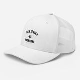 New Jersey vs Everyone White Trucker Hat