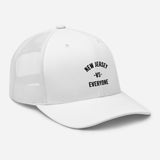 New Jersey vs Everyone White Trucker Hat