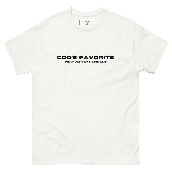 Gods Favorite NJ Resident Black T-Shirt