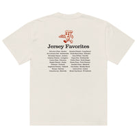 Pizza Shirt Oversized faded t-shirt